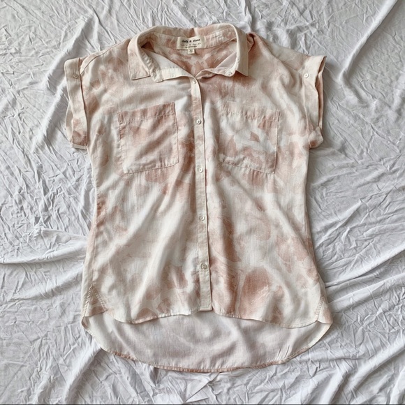 ANTHROPOLOGIE CLOTH & STONE Tie-Dye Button Down - Picture 7 of 12